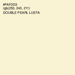#FAF3D3 - Double Pearl Lusta Color Image